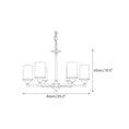 Load image into Gallery viewer, Stratton Alabaster Chandelier – detail 4
