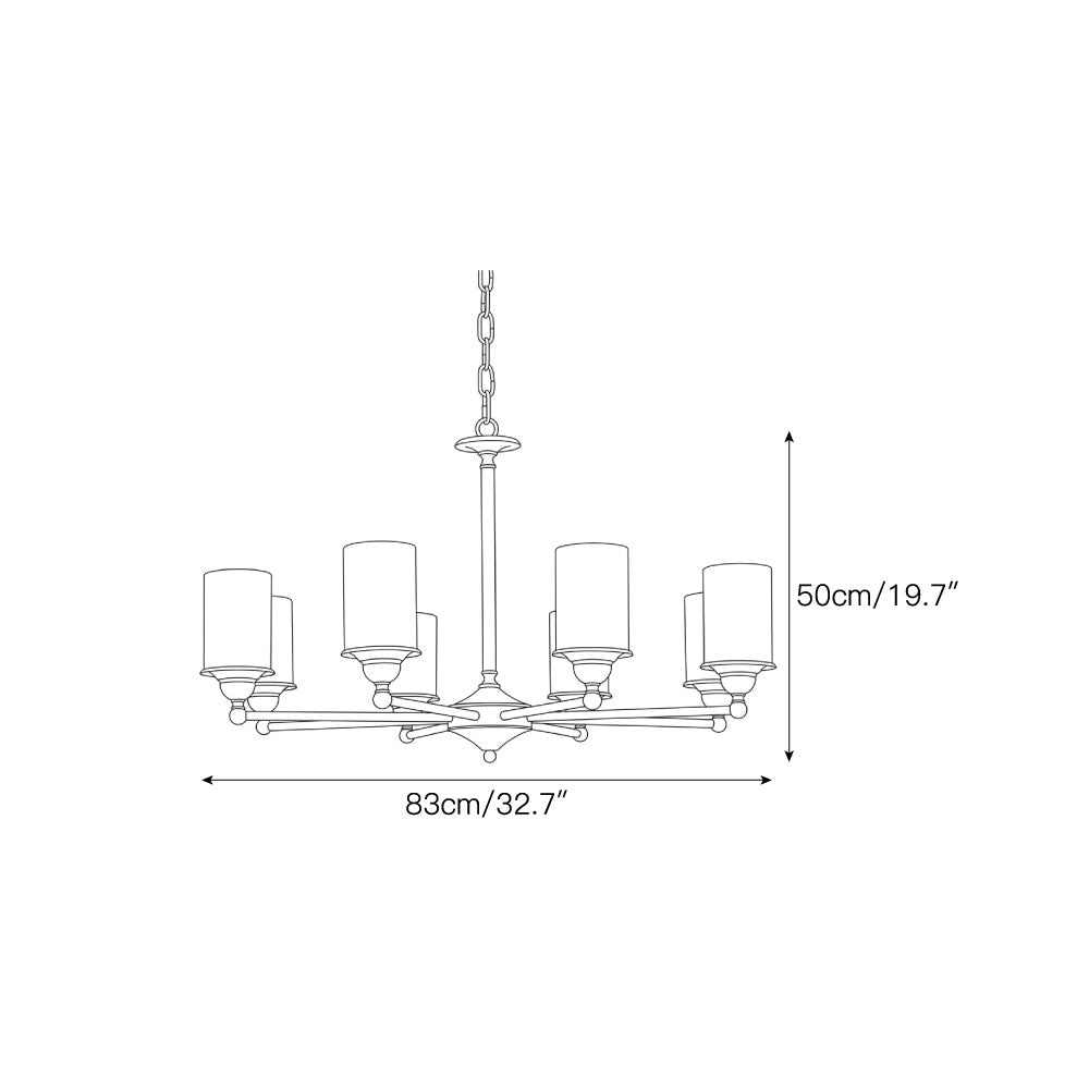 Stratton Alabaster Chandelier – detail 5