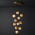 Load image into Gallery viewer, Sultana Alabaster Cluster Chandelier
