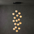 Load image into Gallery viewer, Sultana Alabaster Cluster Chandelier
