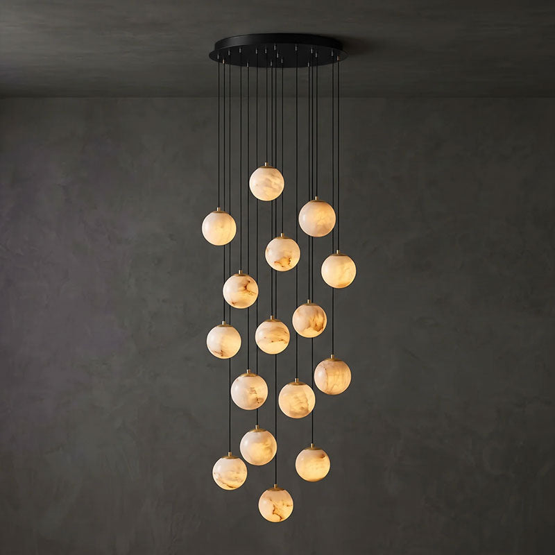 Sultana Alabaster Cluster Chandelier