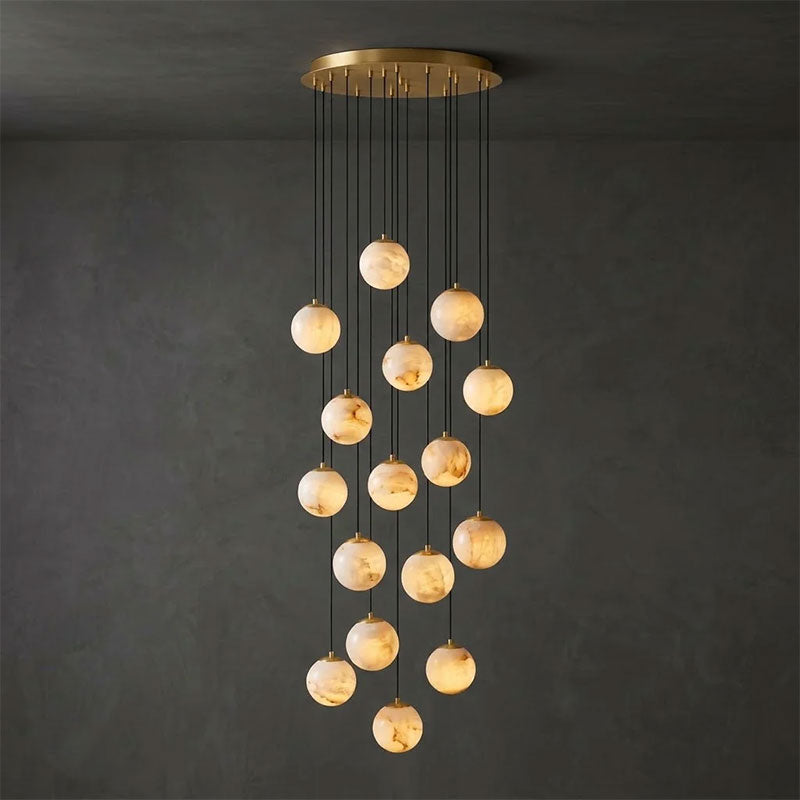 Sultana Alabaster Cluster Chandelier