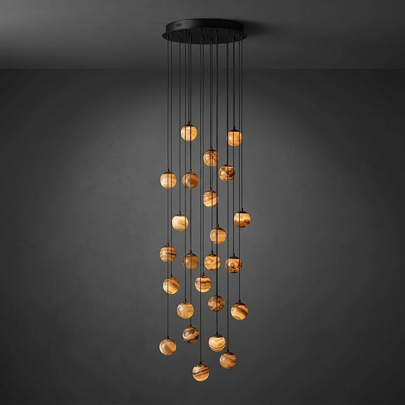 Sultana Alabaster Cluster Chandelier