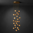 Load image into Gallery viewer, Sultana Alabaster Cluster Chandelier
