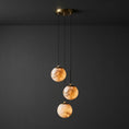 Load image into Gallery viewer, Sultana Alabaster Cluster Chandelier

