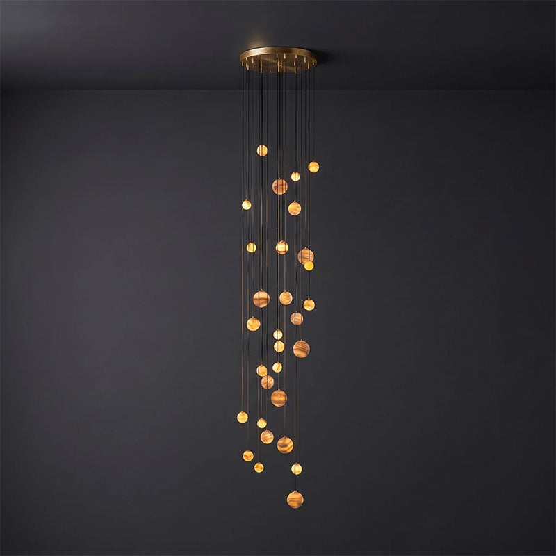 Sultana Alabaster Cluster Chandelier