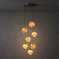 Load image into Gallery viewer, Sultana Alabaster Cluster Chandelier
