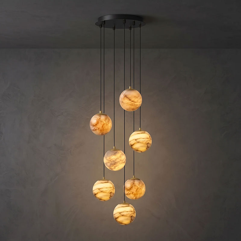 Sultana Alabaster Cluster Chandelier