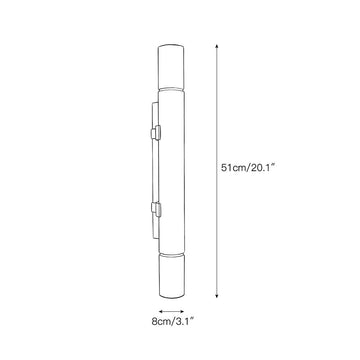 Sumatra Alabaster Wall Sconce – detail 3 — Dimension drawings 1