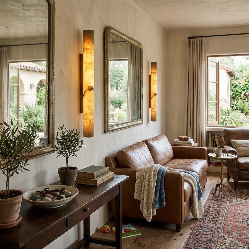 Sumatra Alabaster Wall Sconce