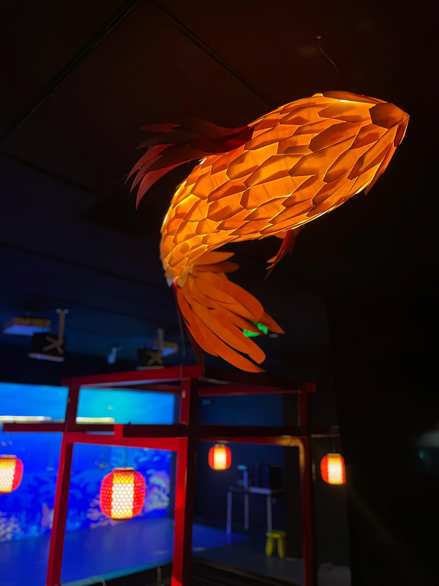 Swirl Koi Chandelier