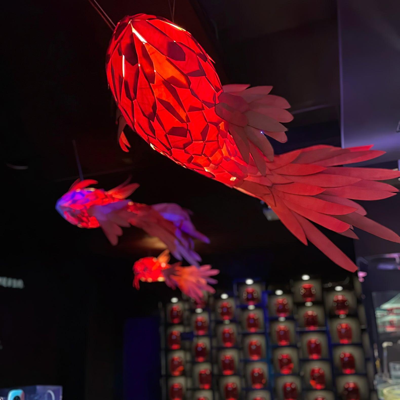 Swirl Koi Chandelier