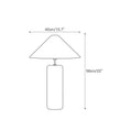 Load image into Gallery viewer, Tall Floral Marble Table Lamp

