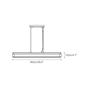 Tamar Wand Pendant Lamp – detail 3 — Dimension drawings 1