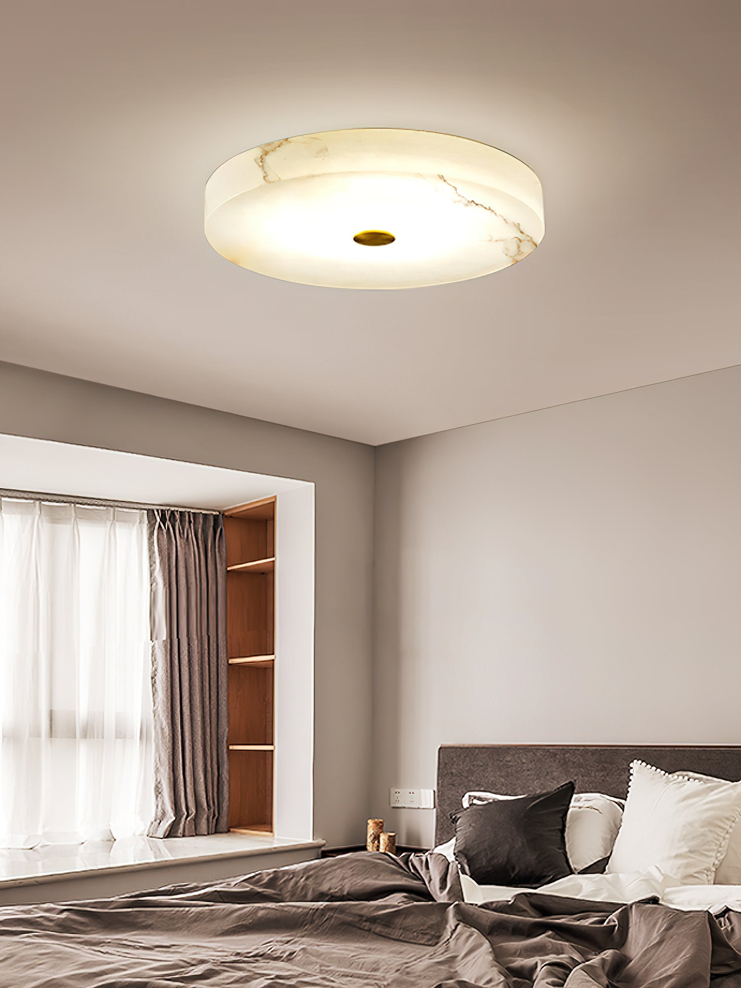 Tamoor Alabaster Ceiling Light