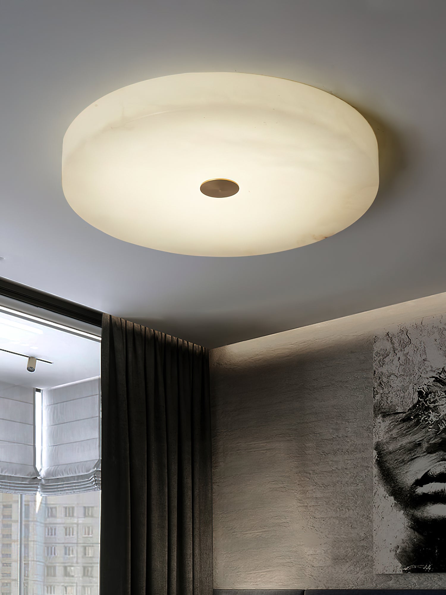 Tamoor Alabaster Ceiling Light