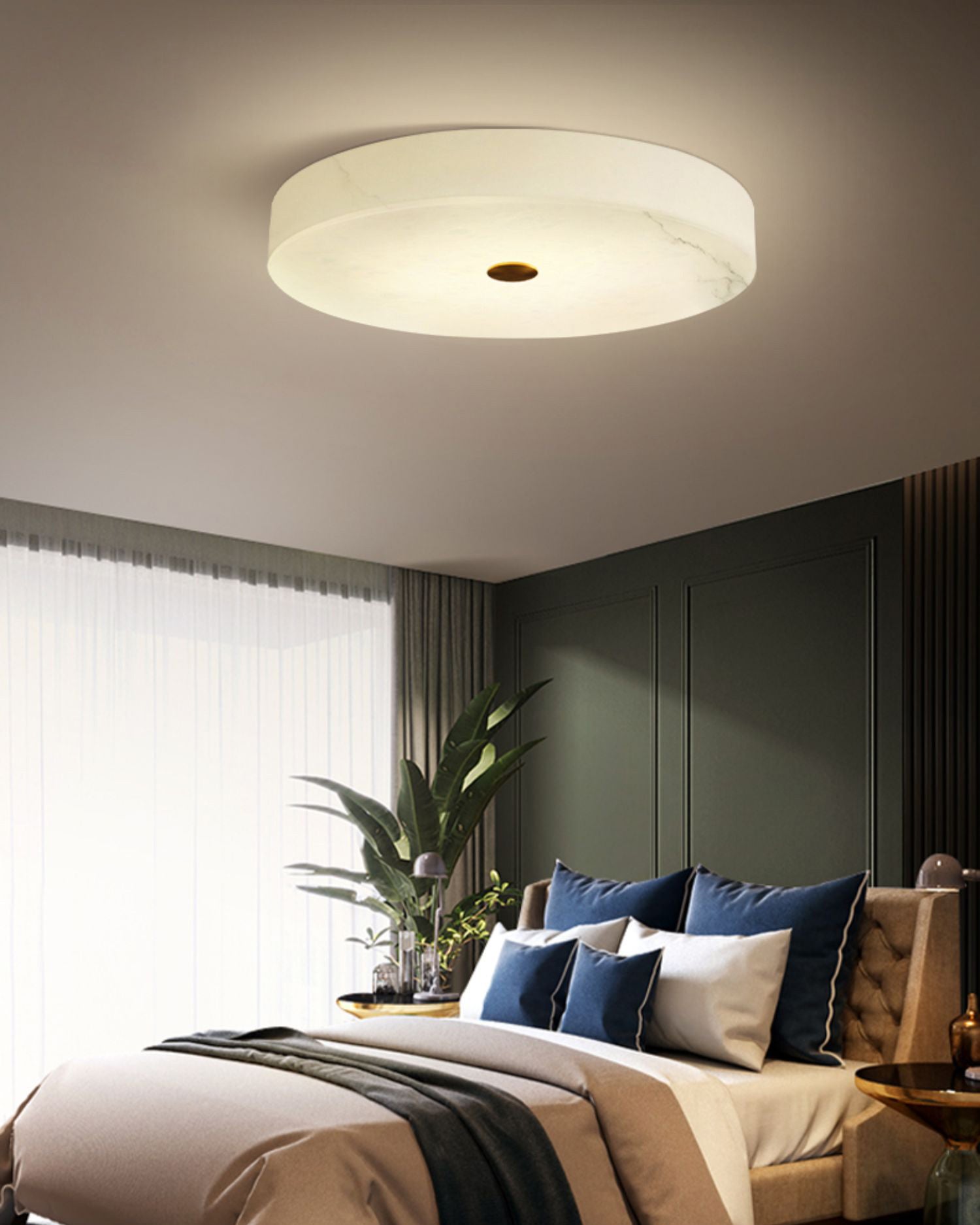 Tamoor Alabaster Ceiling Light