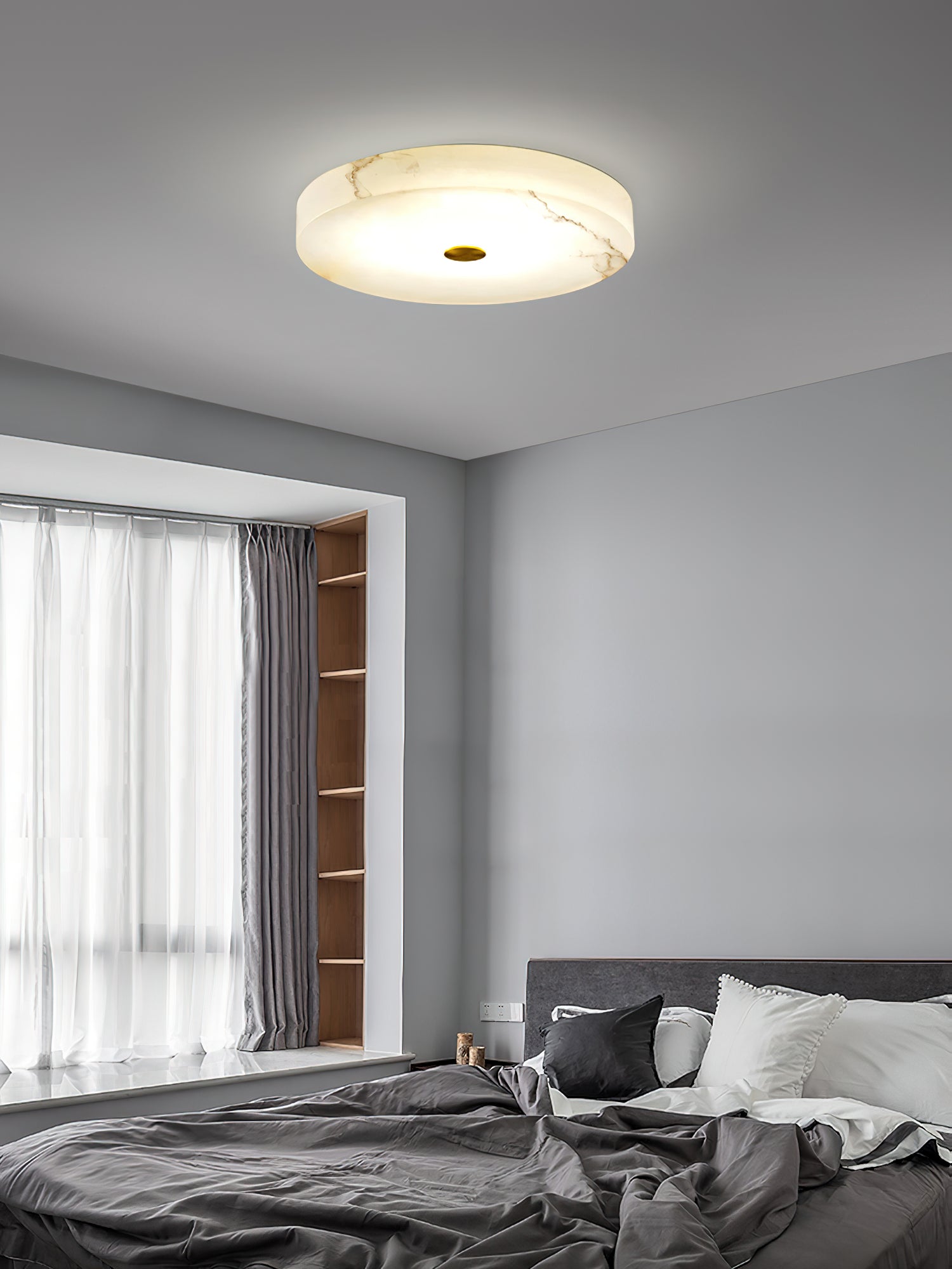 Tamoor Alabaster Ceiling Light