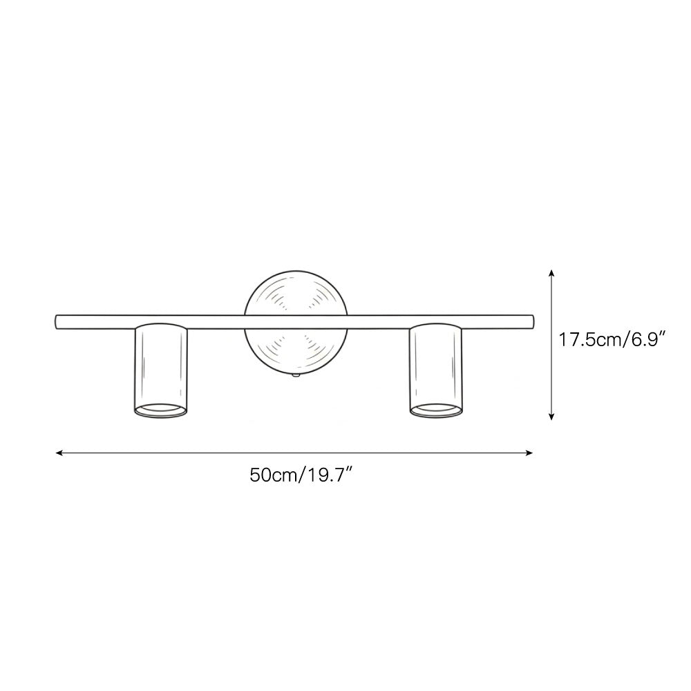 Taylor Adjustable Head Wall Lamp