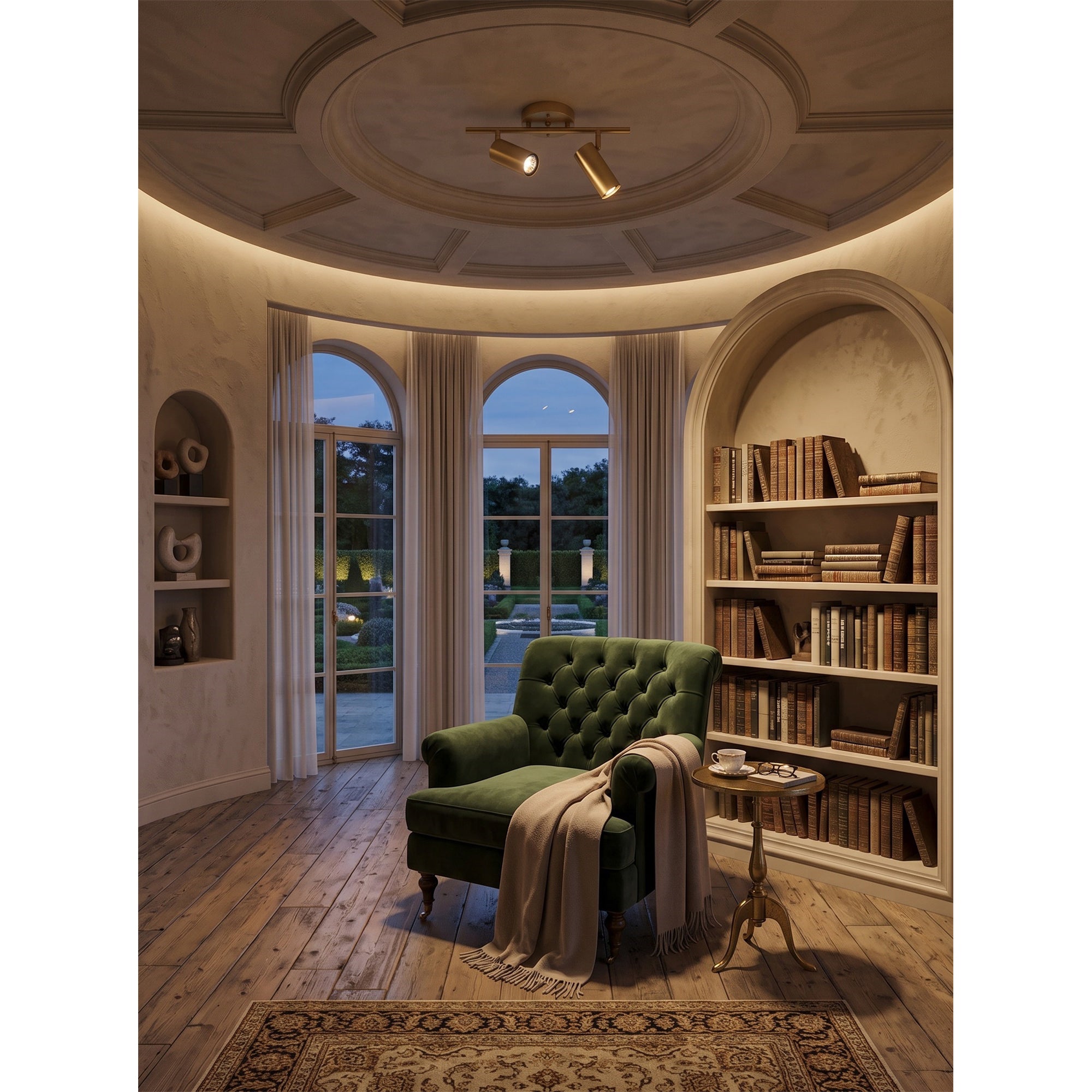 Taylor Adjustable Head Wall/Ceiling Lamp