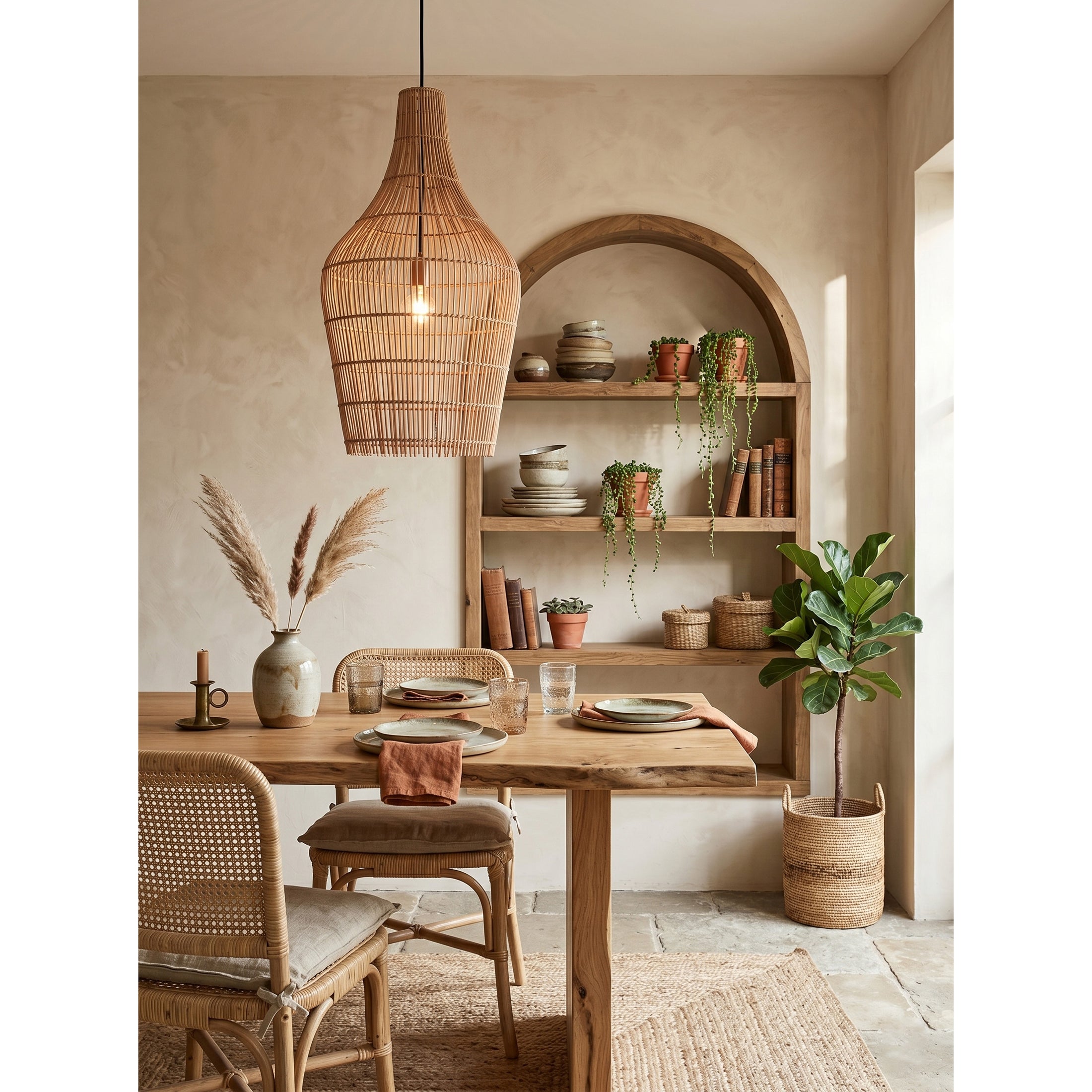 Taylor Rattan Pendant Lamp