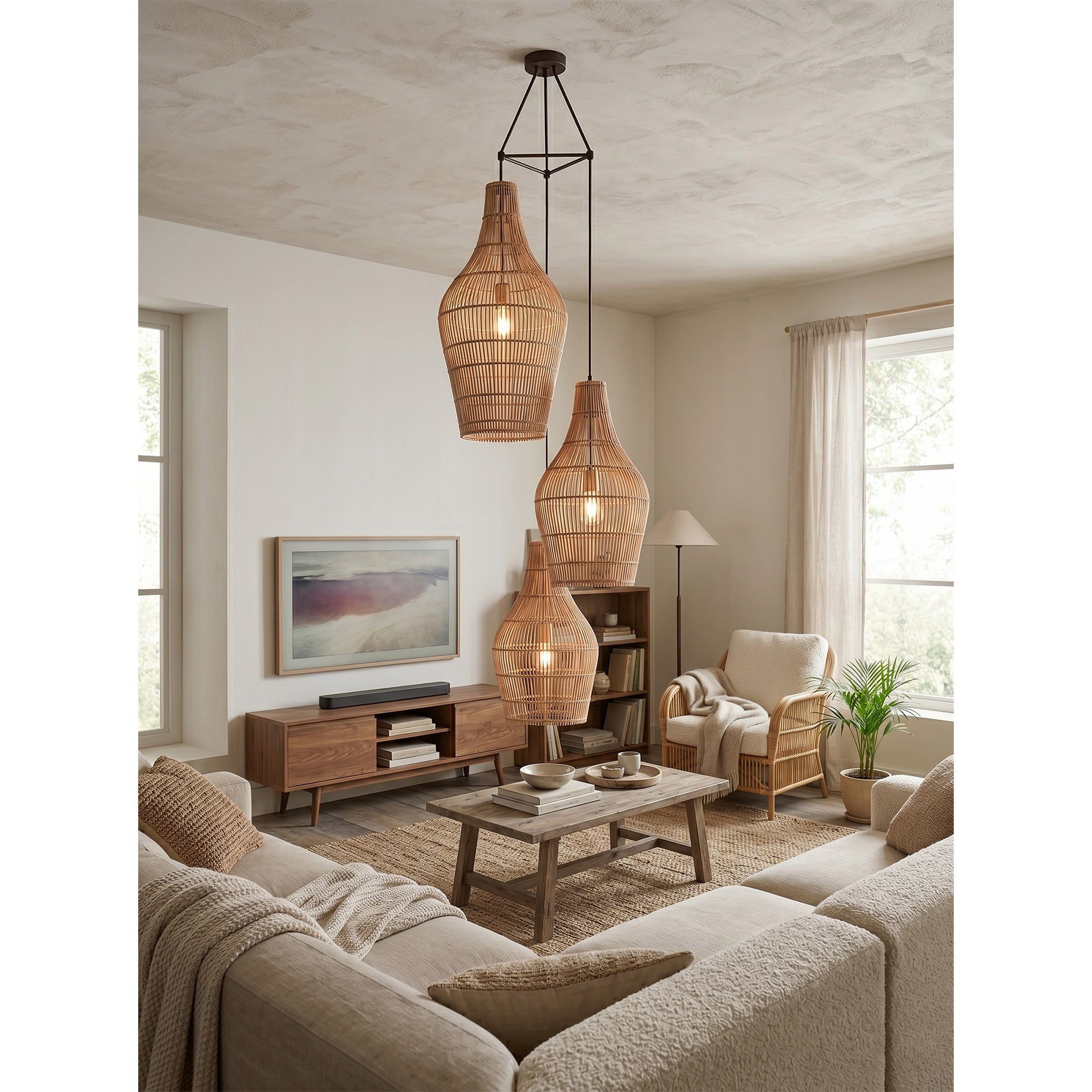 Taylor Rattan Pendant Lamp