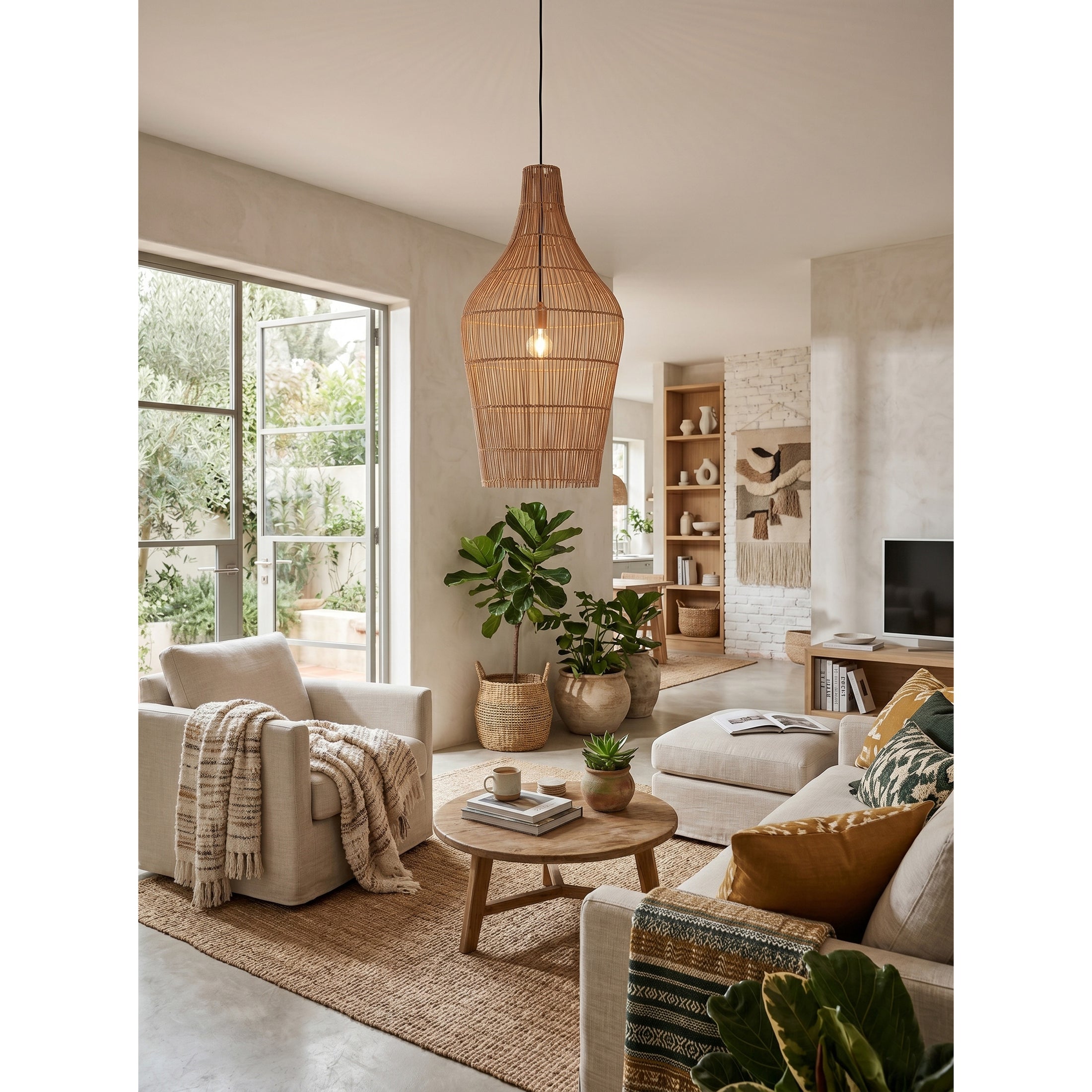 Taylor Rattan Pendant Lamp