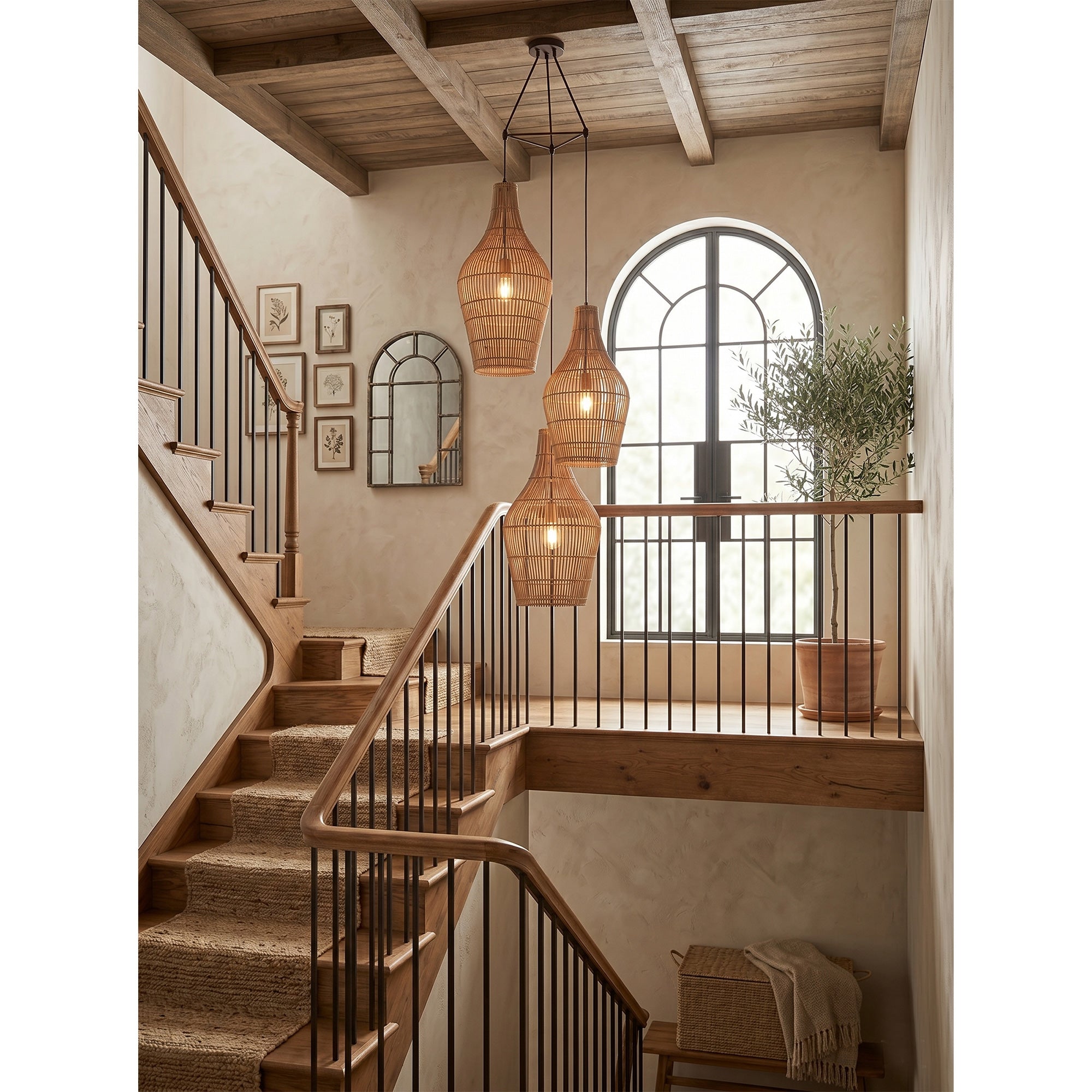 Taylor Rattan Pendant Lamp