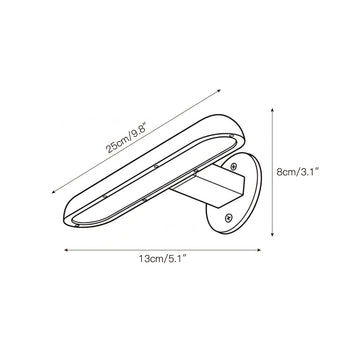 Teetoo Wall Lamp – detail 3 — Dimension drawings 1