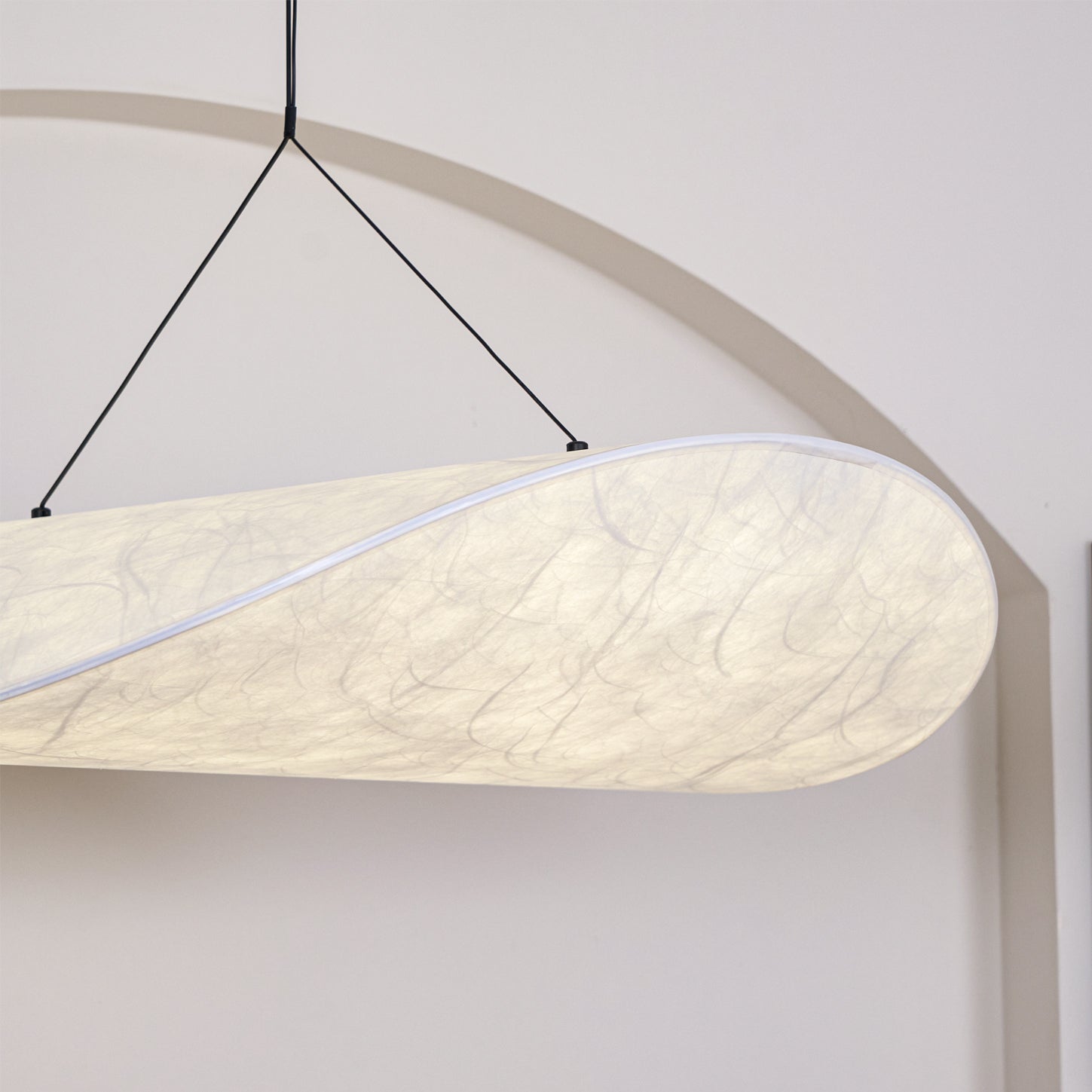 Tense Tyvek Pendant Lamp