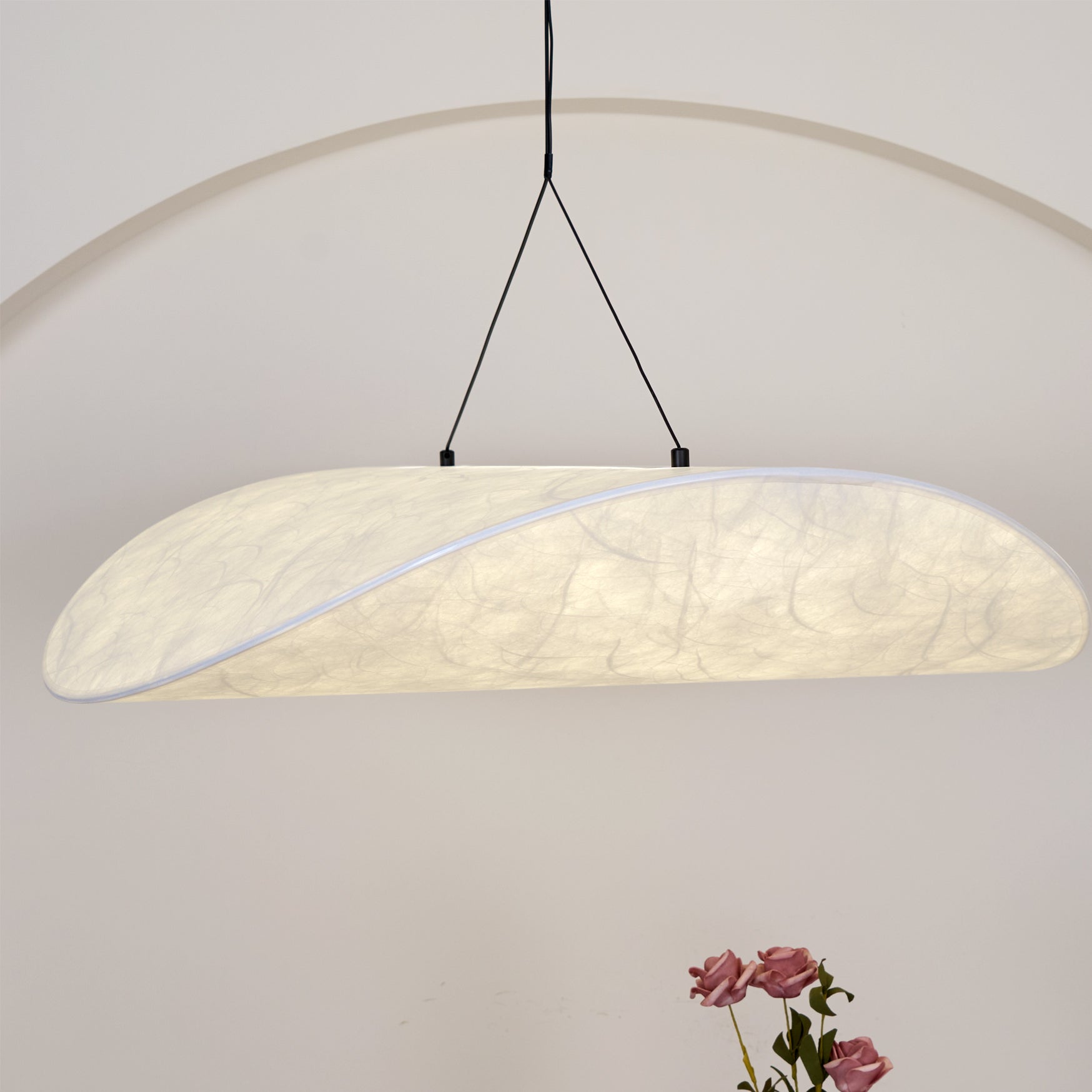 Tense Tyvek Pendant Lamp