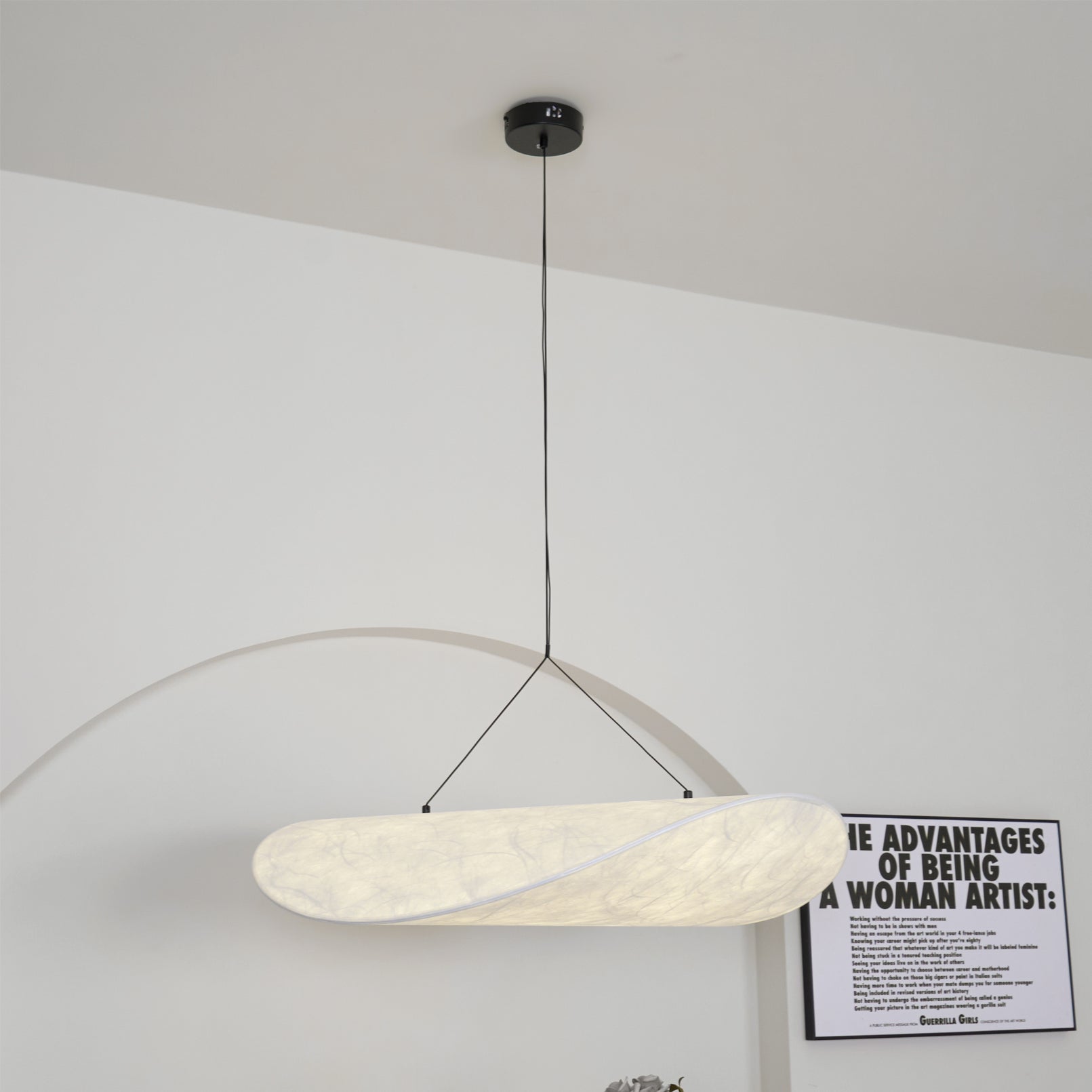 Tense Tyvek Pendant Lamp