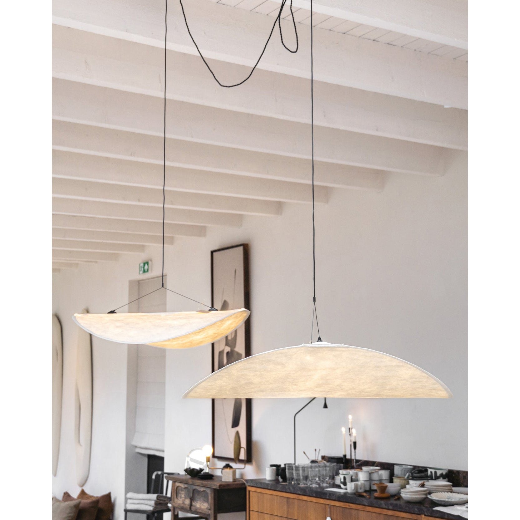 Tense Tyvek Pendant Lamp