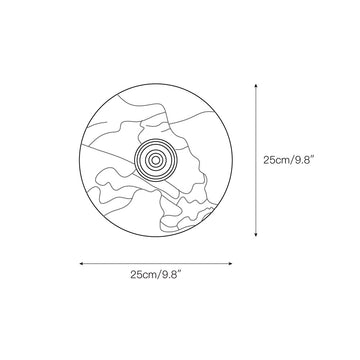 Terkel Marble Wall Lamp – detail 6 — Dimension drawings 4