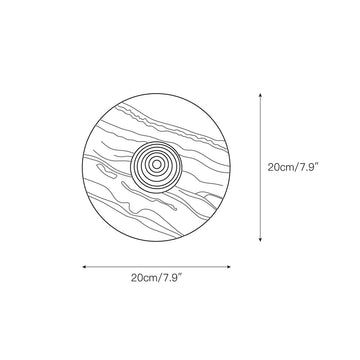 Terkel Marble Wall Lamp – detail 3 — Dimension drawings 1