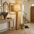 Load image into Gallery viewer, Textile Block Floor Lamp
