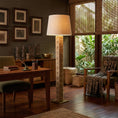 Load image into Gallery viewer, Textile Block Floor Lamp

