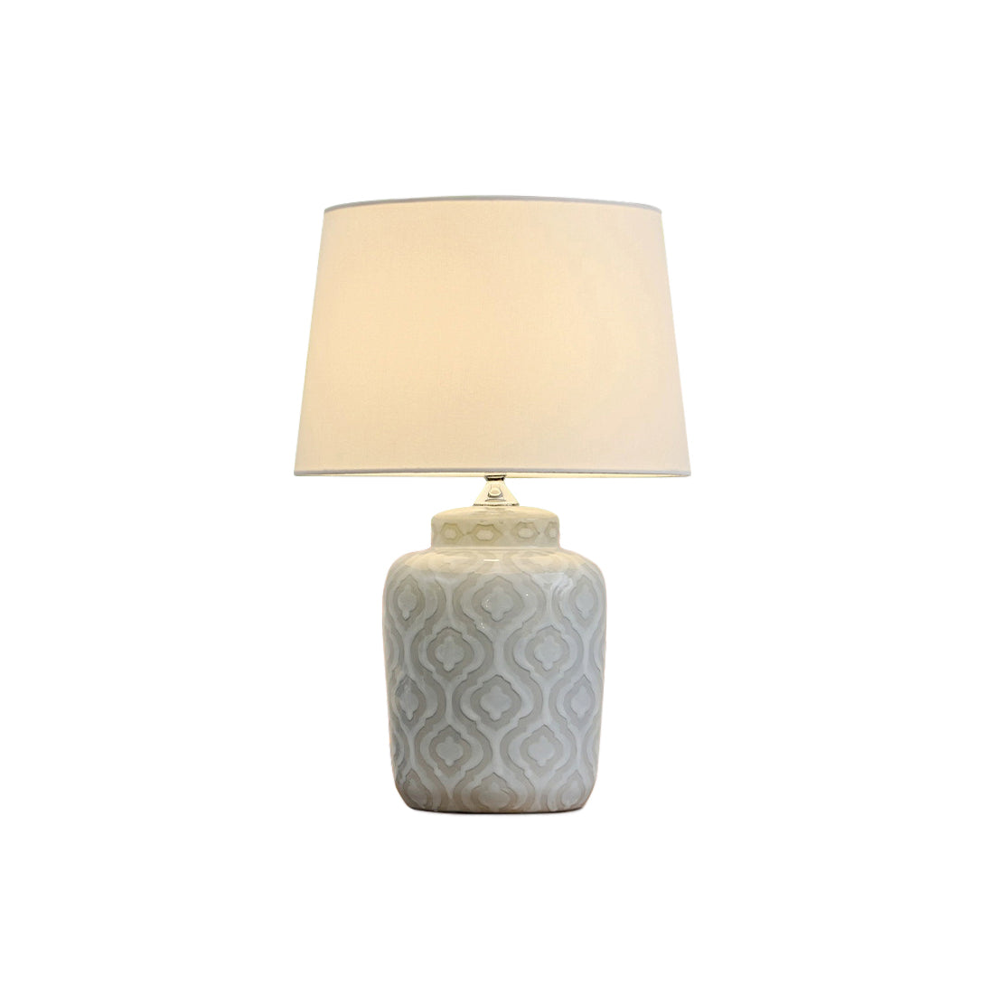 Textured Jar Table Lamp