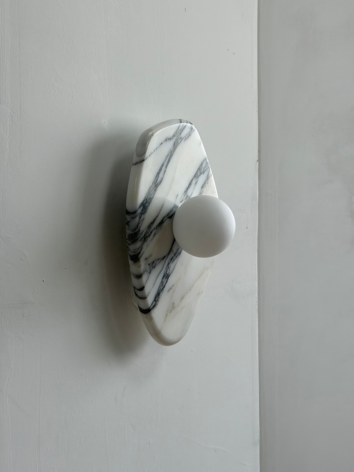 Textured Marble Wall Lamp