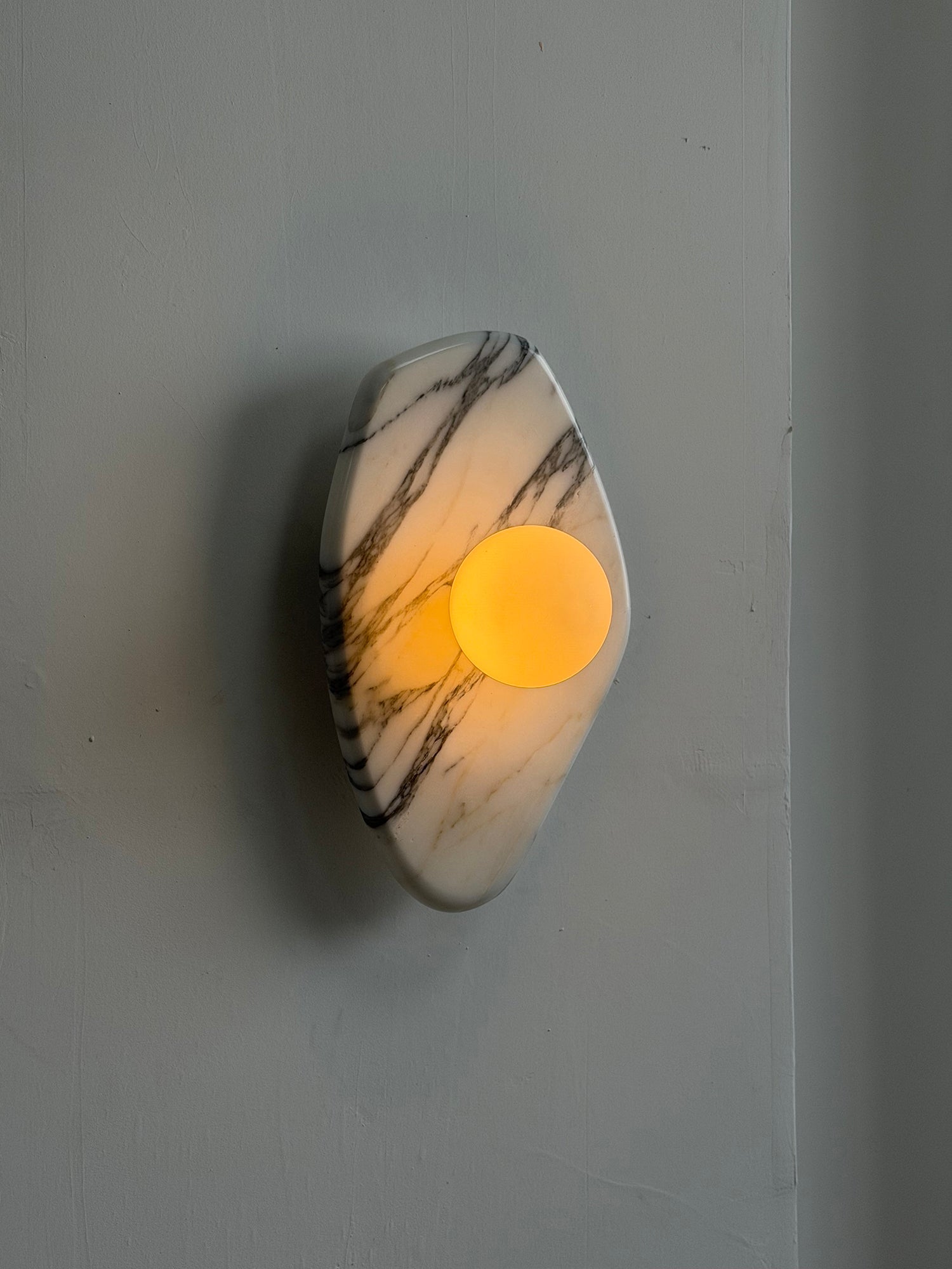 Textured Marble Wall Lamp