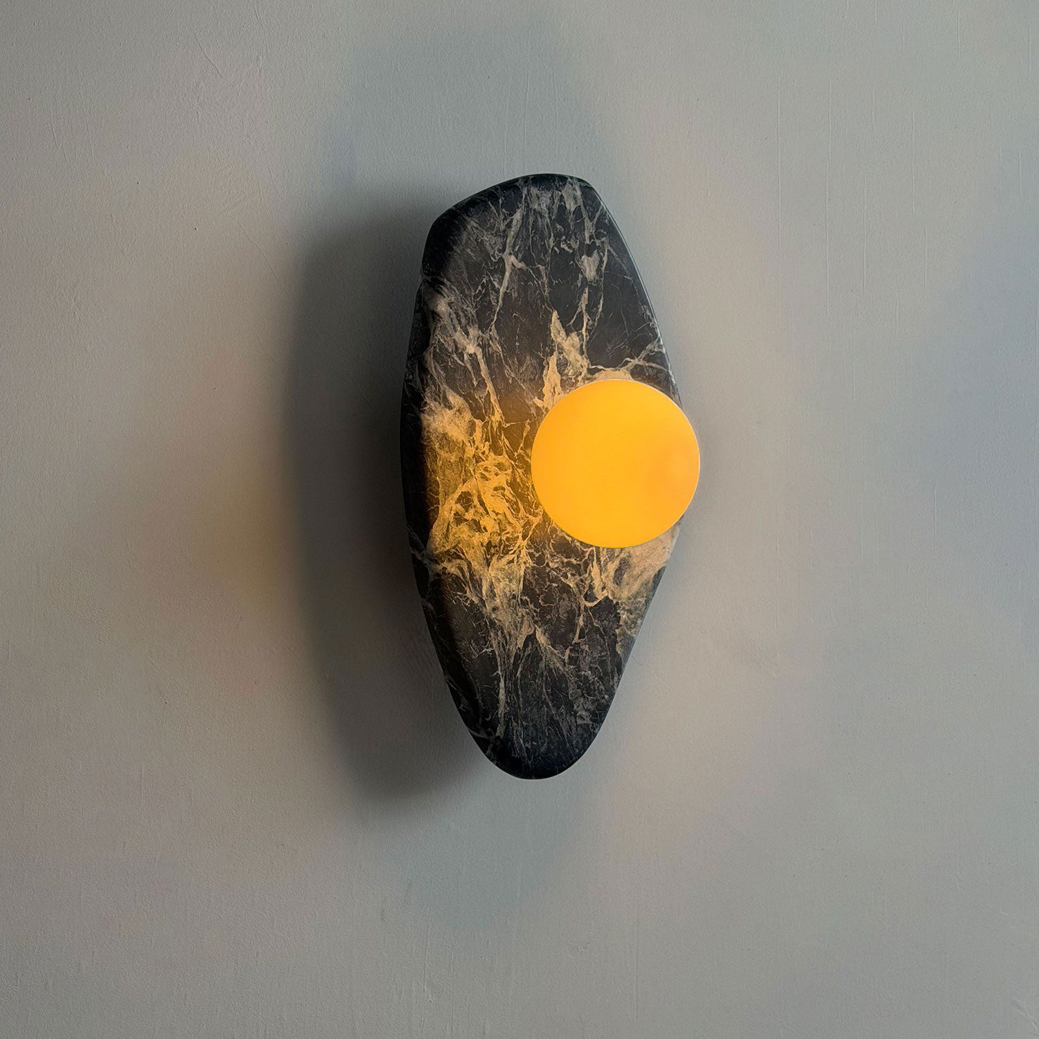 Textured Marble Wall Lamp