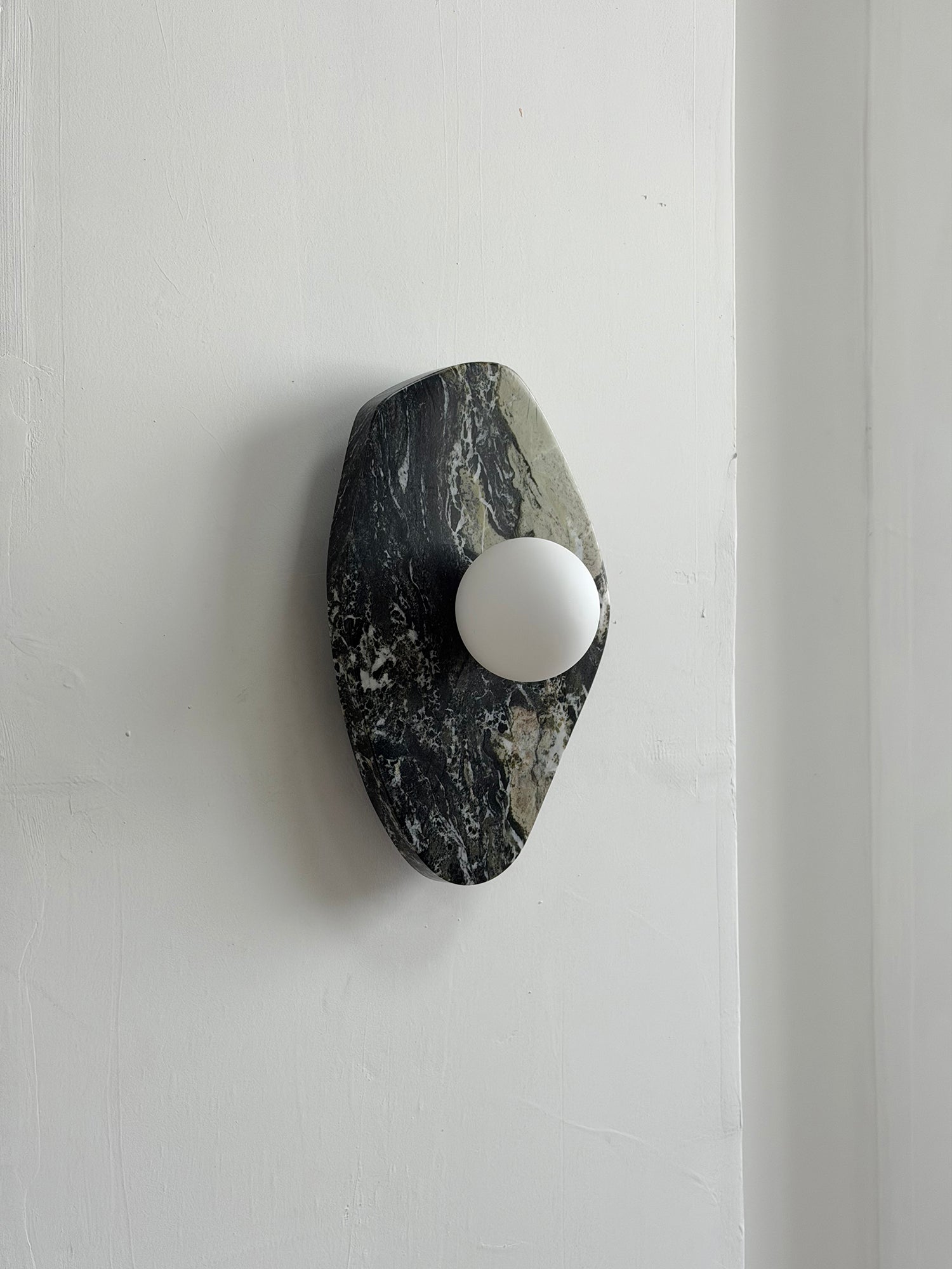 Textured Marble Wall Lamp