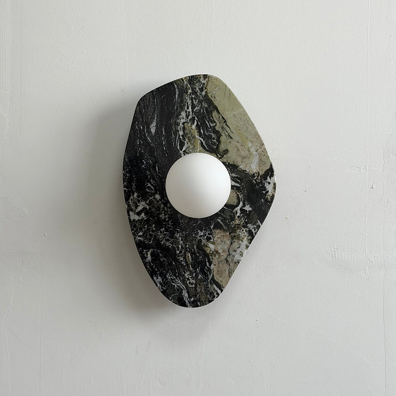 Textured Marble Wall Lamp