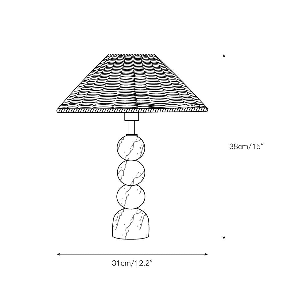 The Carroll Table Lamp