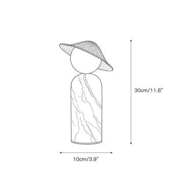 Theros Table Lamp – detail 3 — Dimension drawings 1