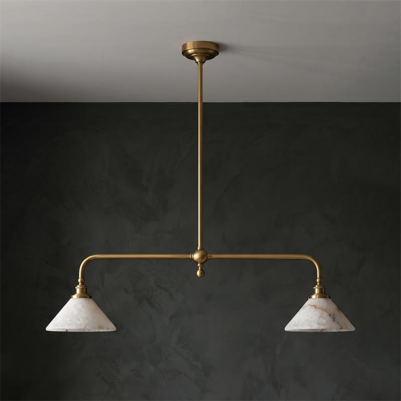 Thetford Alabaster Pendant Light
