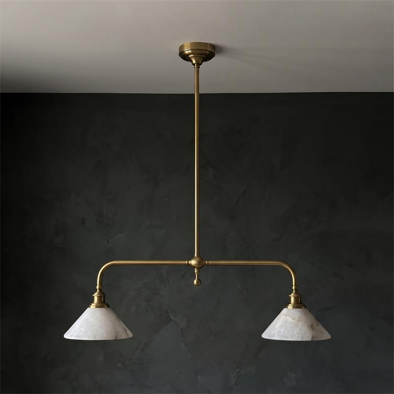 Thetford Alabaster Pendant Light
