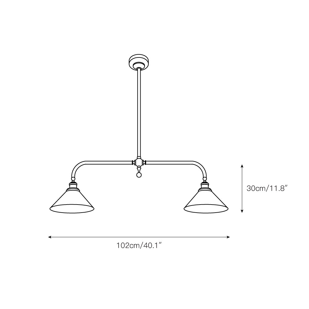 Lampe à suspension Thetford 