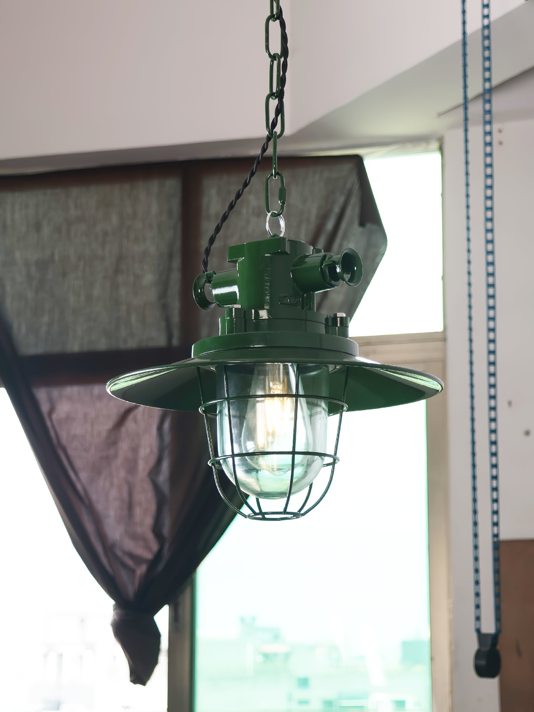 Lampe à Suspension Thorlux Verte