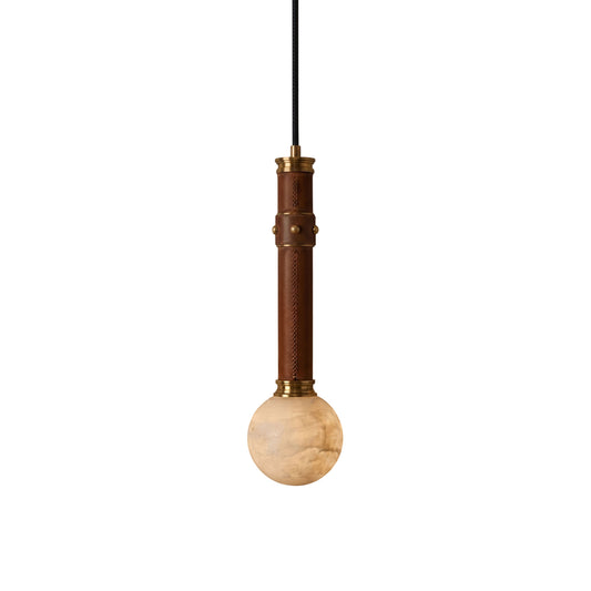 Threadline Alabaster Globe Pendant Lamp